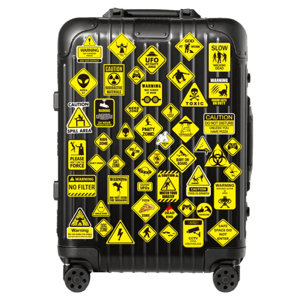 Autocollant "Attention" Shop Radiocommandé