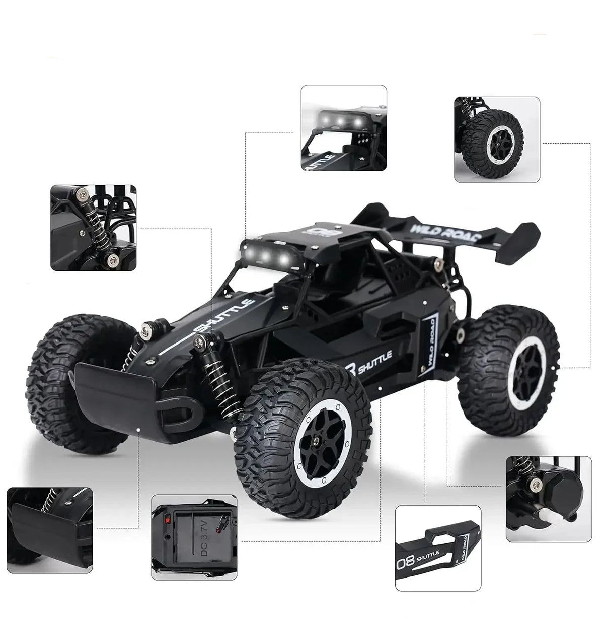 Buggy télécommandé en acier Shop Radiocommandé