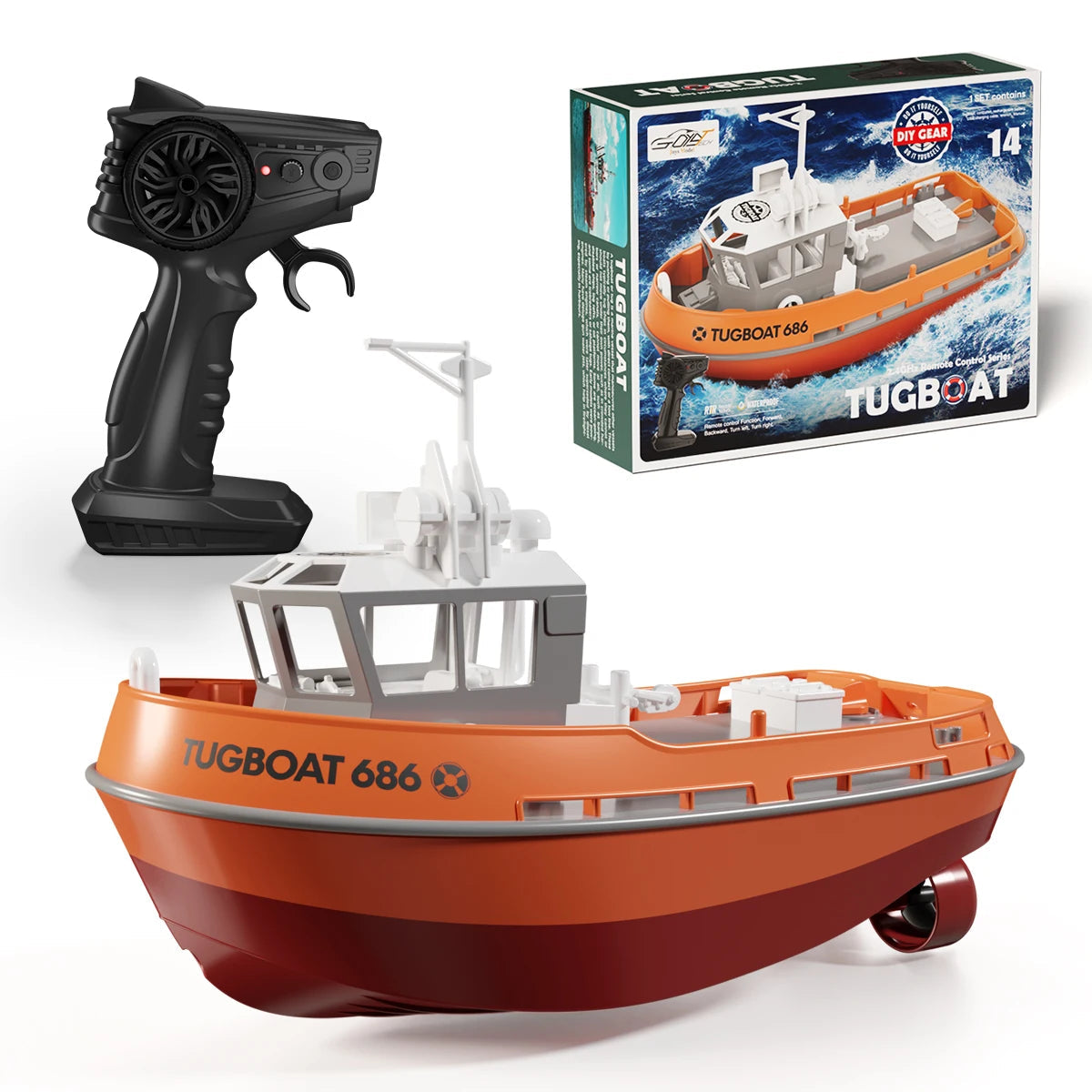 Rc bateau electrique Shop Radiocommandé Orange
