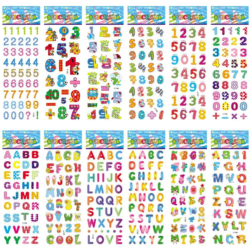 Stickers autocollants Shop Radiocommandé Alphabet