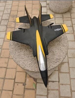 Avion de chasse radiocommandé Shop Radiocommandé Noir et jaune