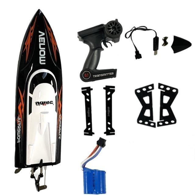 Bateau électrique télécommandé Shop Radiocommandé Noir - 1 Batterie Oui