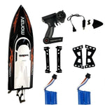 Bateau électrique télécommandé Shop Radiocommandé Noir - 2 Batteries Oui