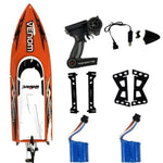 Bateau électrique télécommandé Shop Radiocommandé Orange - 2 Batteries China