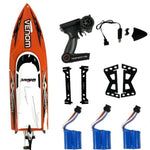 Bateau électrique télécommandé Shop Radiocommandé Orange - 3 Batteries Oui