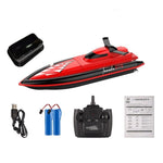 Bateau rc rapide Shop Radiocommandé Rouge - 2 batteries
