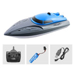 Bateaux rc prêt à naviguer Shop Radiocommandé Bleu 1 batterie