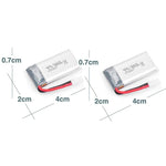 Batterie en lithium 3.7 Volts Shop Radiocommandé 2pcs 500mAh