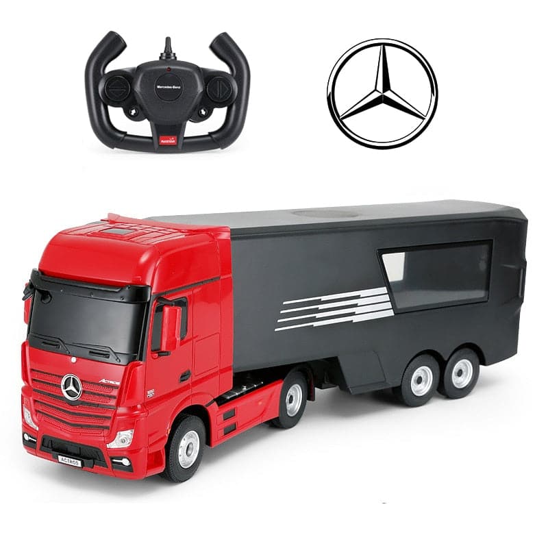 Camion télécommandé avec remorque Mercedes Shop Radiocommandé
