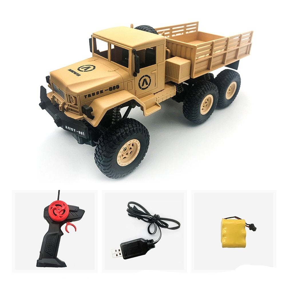 Camion télécommandé avec remorque militaire Shop Radiocommandé Oui Jaune