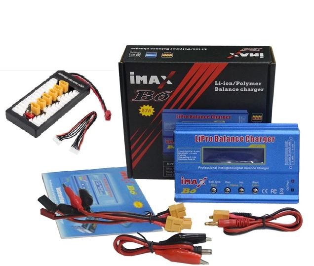 iMAX B6 AC Lipro - Chargeur pour batterie LiPo 12V - Balance Shop Radiocommandé B6 AC XT60 EU 