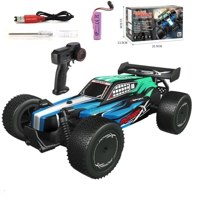 Super voiture rc Shop Radiocommandé Bleu - 1 batterie