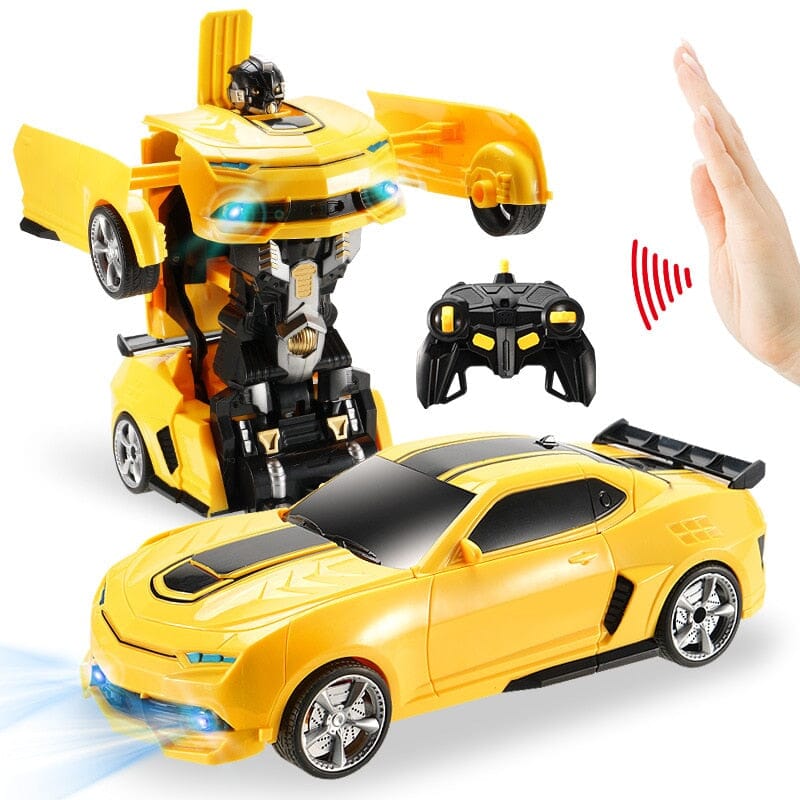 Transformers - Voiture télécommandée électrique - Jaune - 360