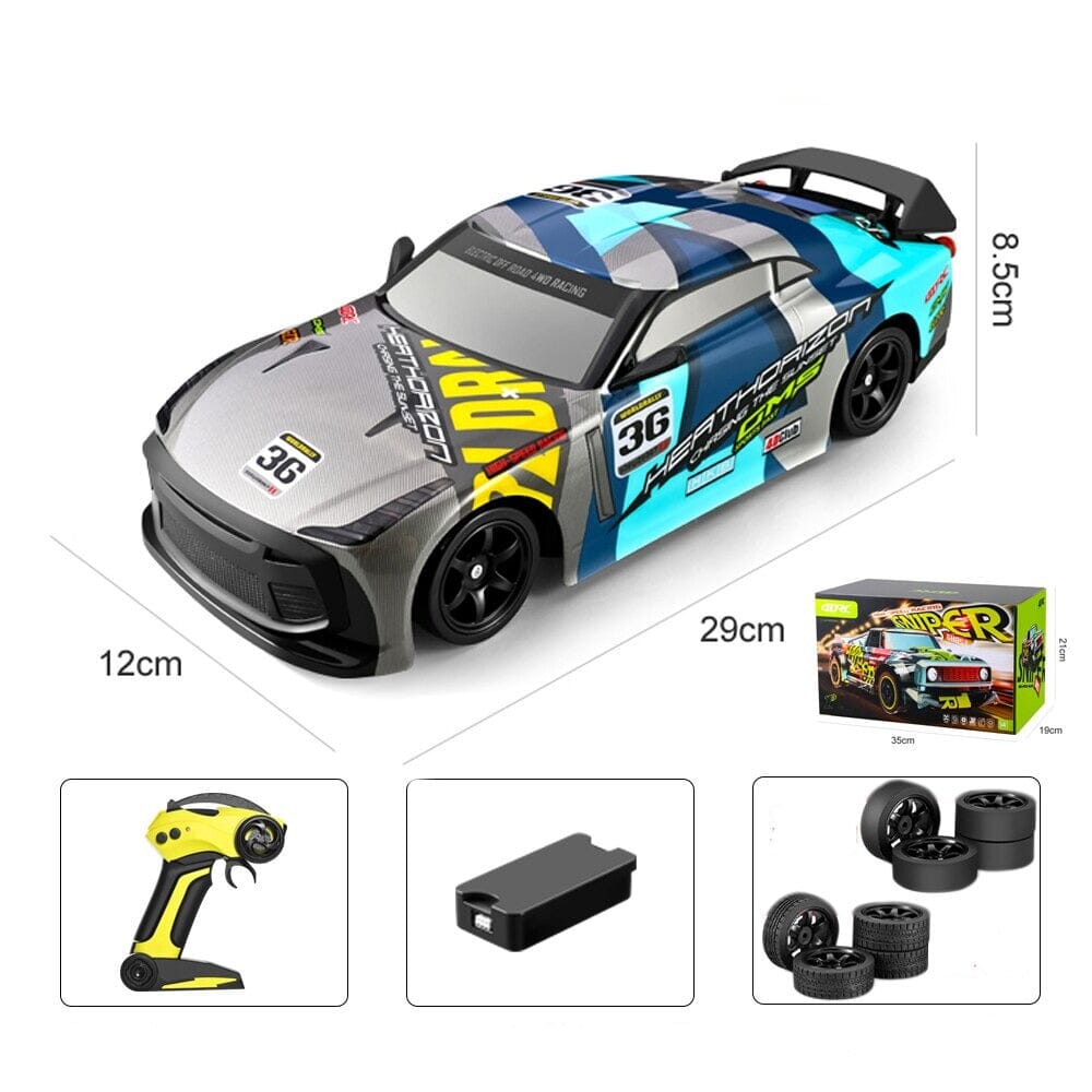 Voiture rc 30 km/h Shop Radiocommandé Bleu - 1 batterie1B