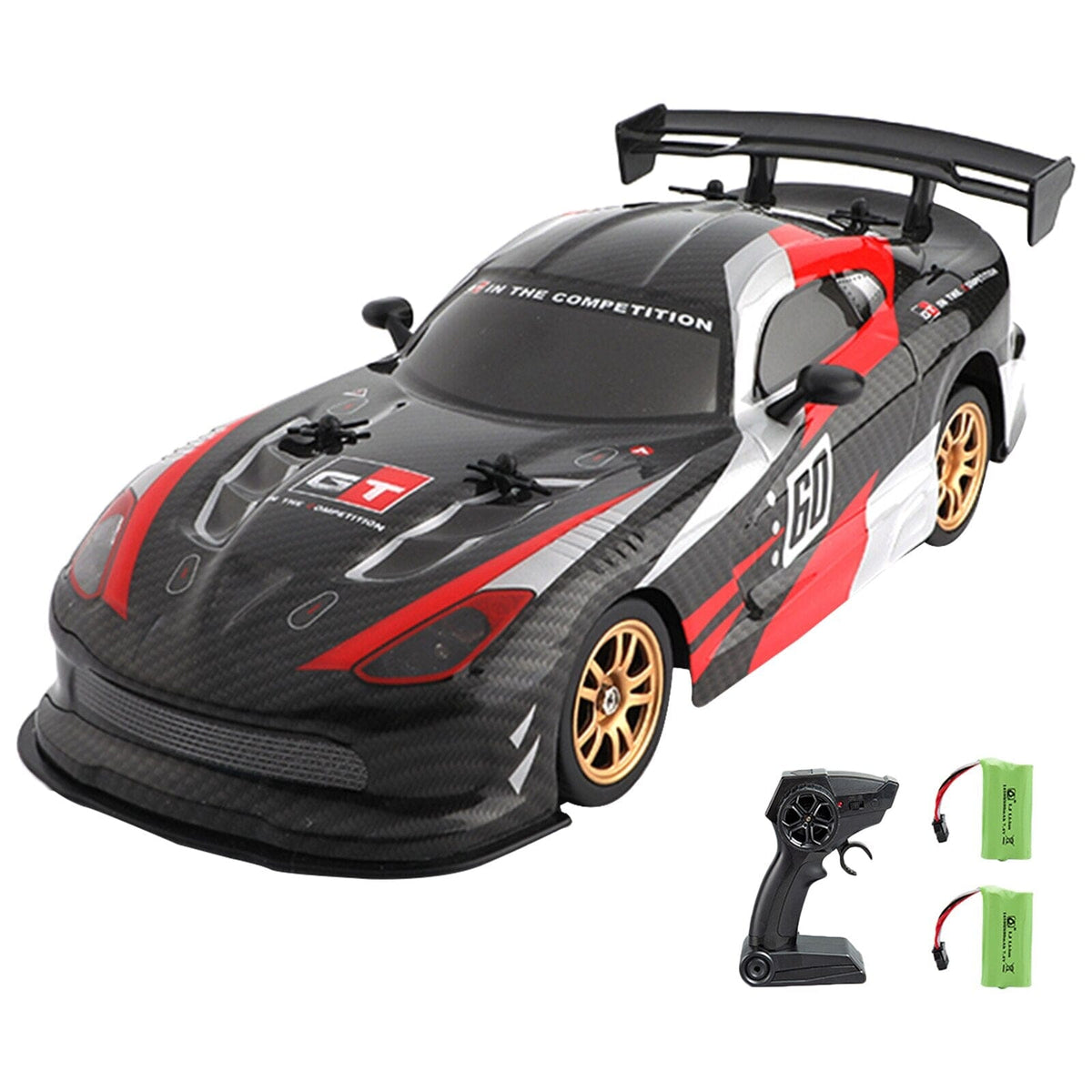 Voiture rc de drift Shop Radiocommandé Noir - 2 batteries Oui