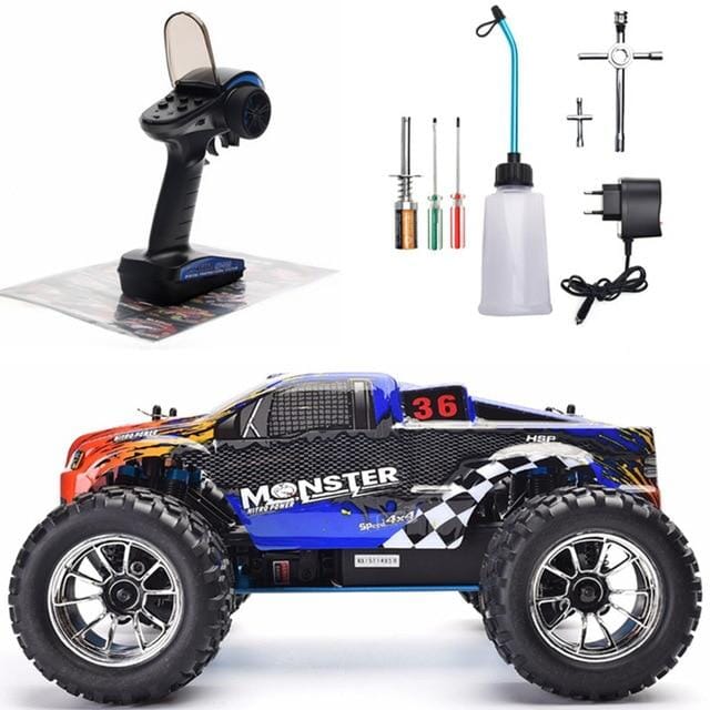Voiture rc thermique 4x4 Shop Radiocommandé Bleu ciel Oui