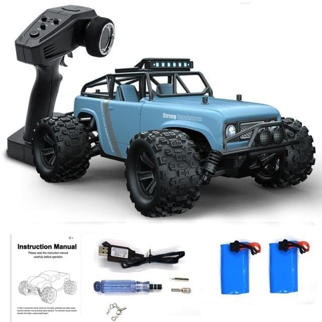 Voiture télécommandée 4x4 thermique Shop Radiocommandé Bleu + 2 batteries Oui