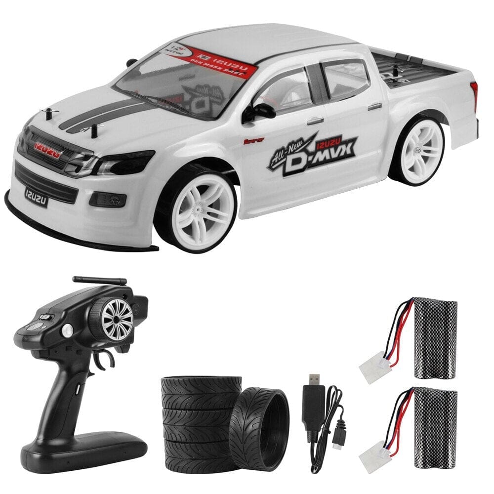 Voiture télécommandée 60 km Shop Radiocommandé Gris + 2 batteries