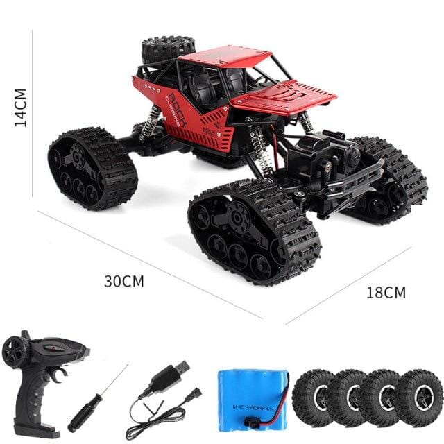 Voiture télécommandée à chenille Shop Radiocommandé Pack rouge 1 batterie