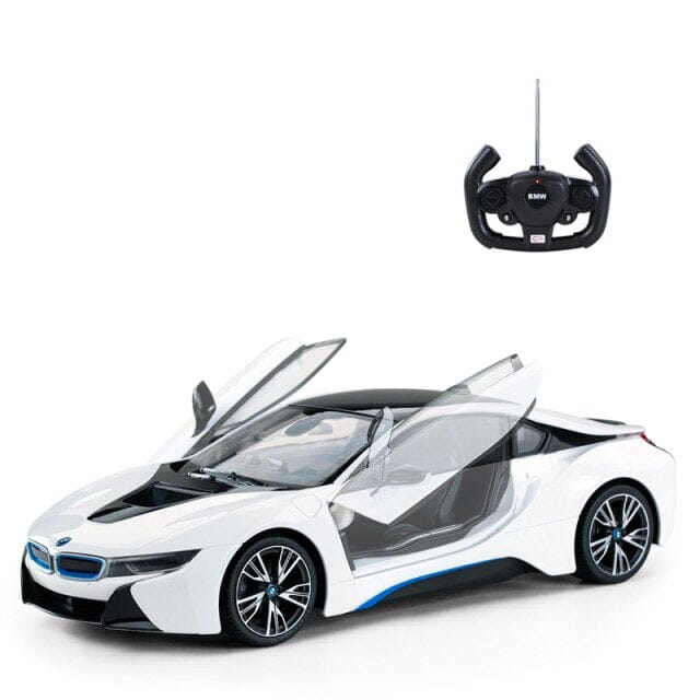 Voiture télécommandée BMW i8 portes ouvrantes Shop Radiocommandé Blanc