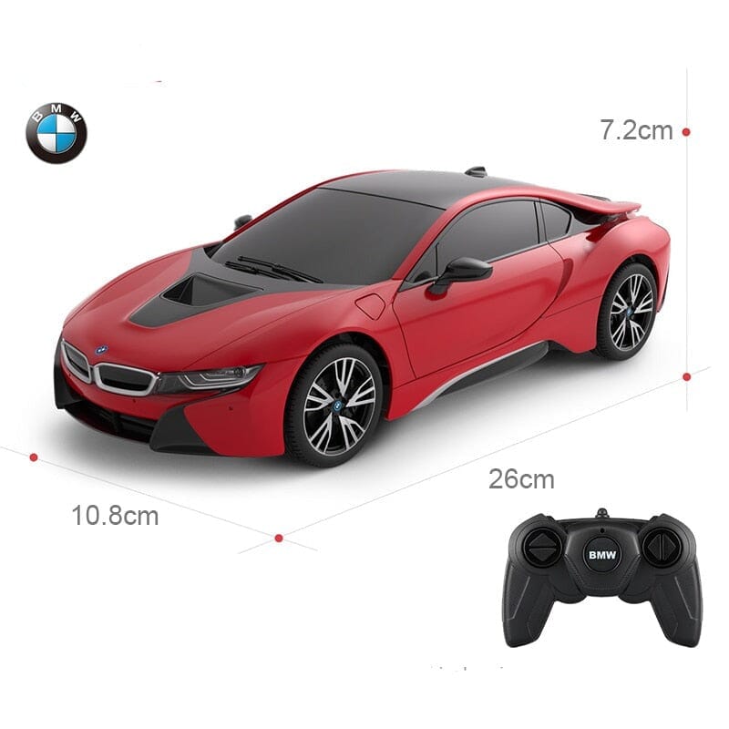 Voiture télécommandée BMW sol plat Shop Radiocommandé Rouge