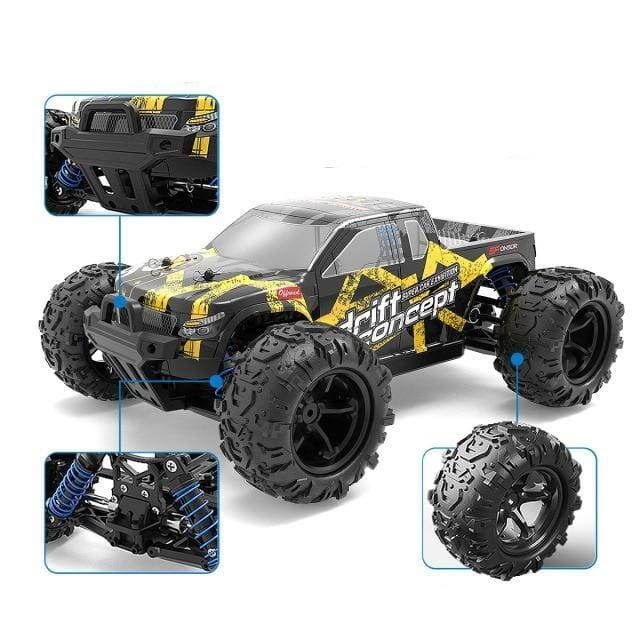 Voiture télécommandée de cross Shop Radiocommandé Jaune modèle 1