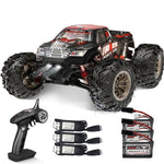 Voiture télécommandée rapide tout terrain Shop Radiocommandé Rouge - 3 batteries Oui