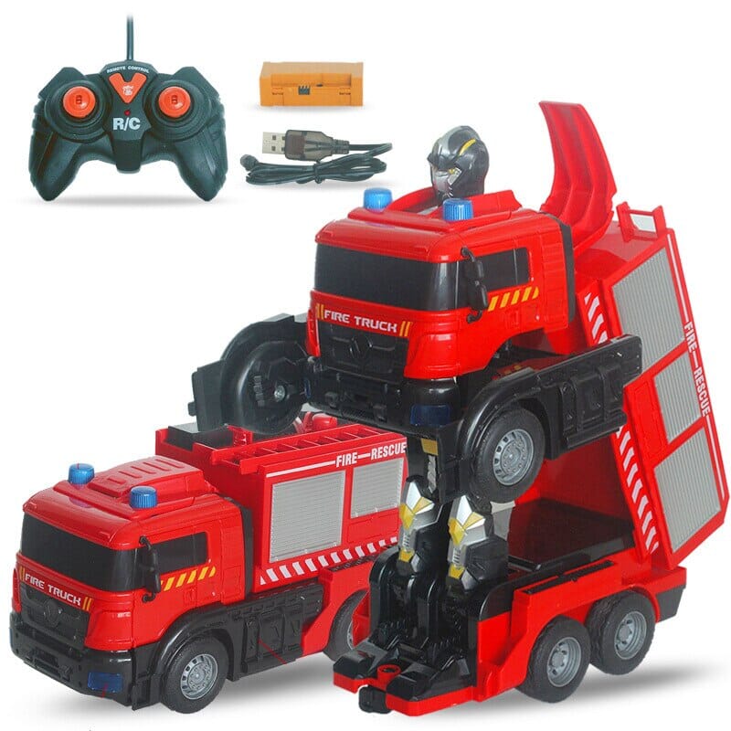 Voiture transformers électrique Shop Radiocommandé Rouge