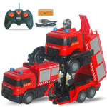 Voiture transformers électrique Shop Radiocommandé Rouge