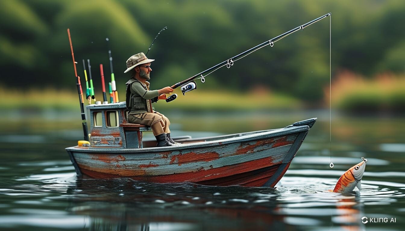 Comment pêcher du poisson avec un bateau télécommandé Image