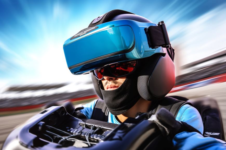Les courses de voitures télécommandées en réalité virtuelle Image