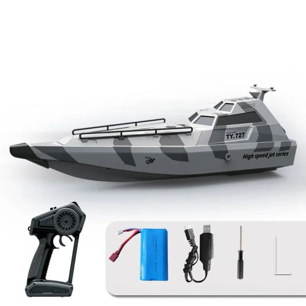 Bateau militaire radiocommandé Shop Radiocommandé Gris 