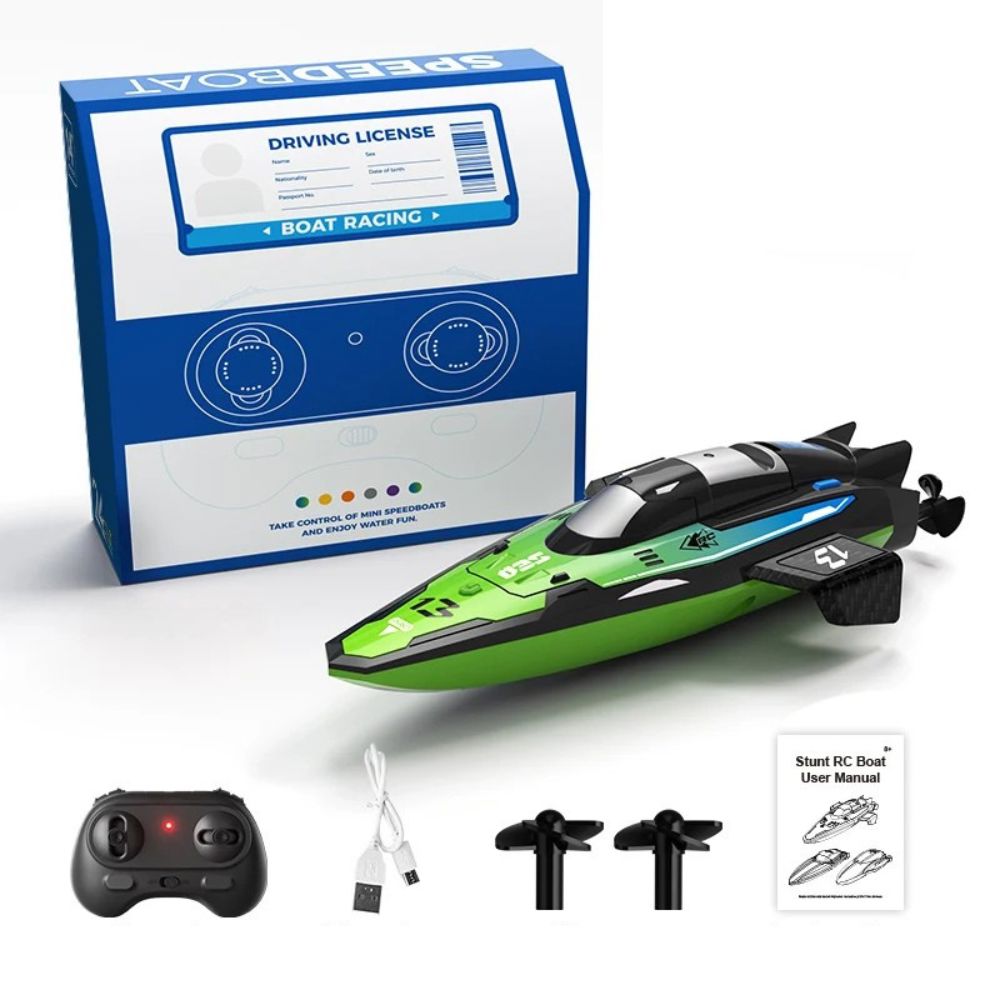 Bateau radiocommandé eau de mer Shop Radiocommandé Vert 