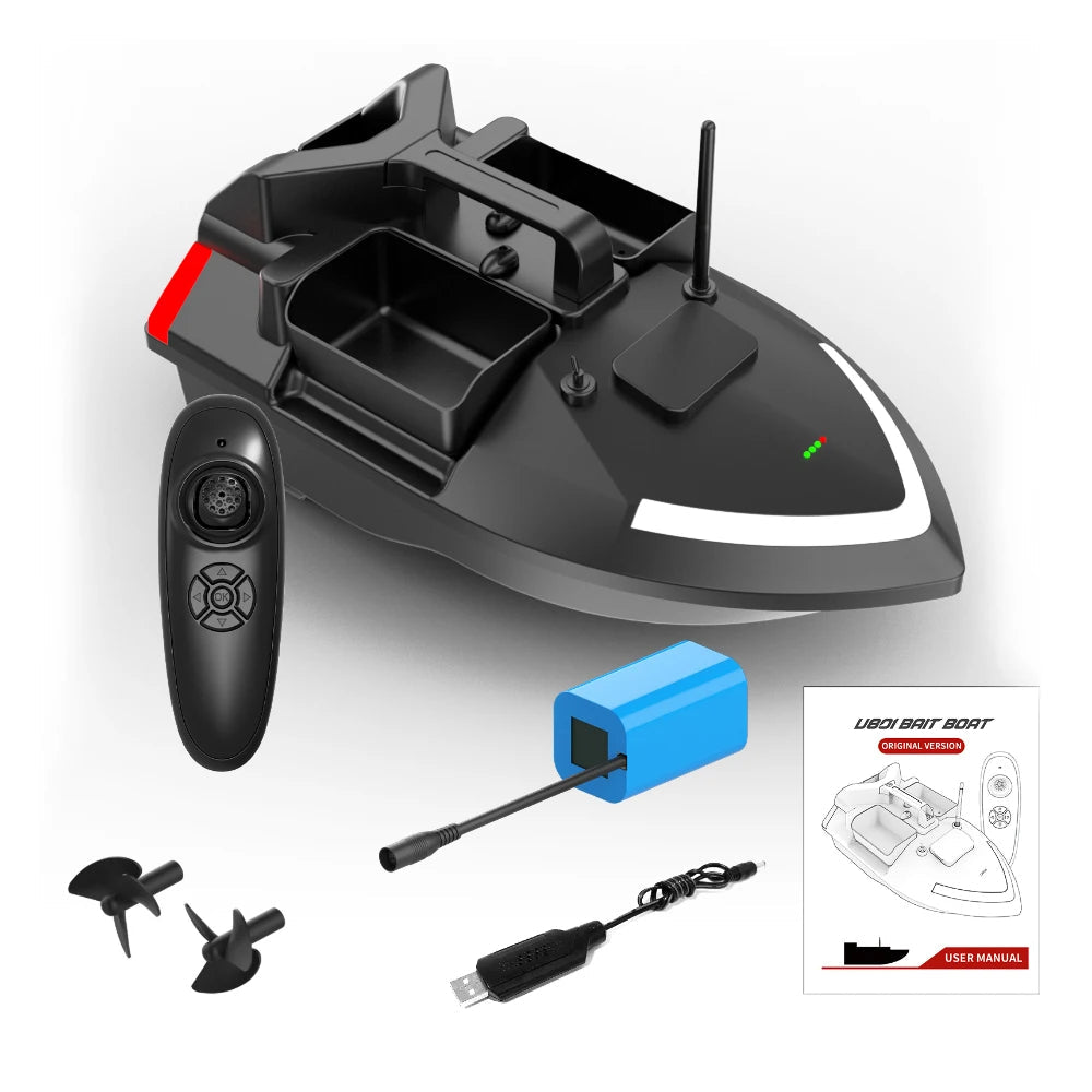 Bateau radiocommandé pour la pêche en mer Shop Radiocommandé Type B + Batterie 5200 mAH Oui