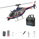 Hélicoptère de combat radiocommandé Shop Radiocommandé Bleu argenté