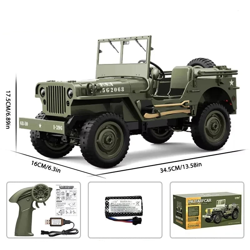 Voiture radiocommandée militaire réaliste Shop Radiocommandé 1 