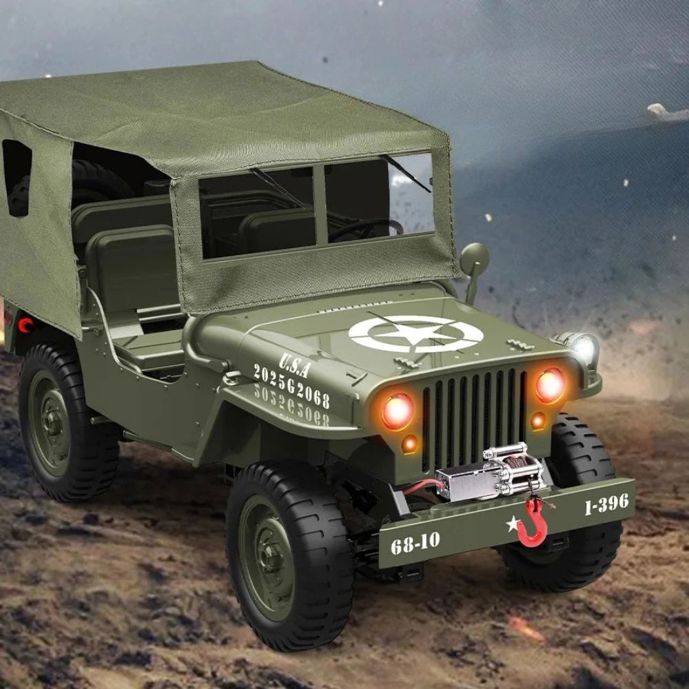 Voiture radiocommandée militaire réaliste Shop Radiocommandé