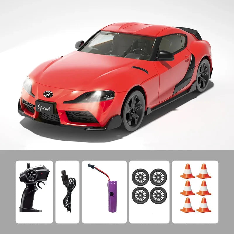 Voiture radiocommandée Toyota Shop Radiocommandé Rouge 