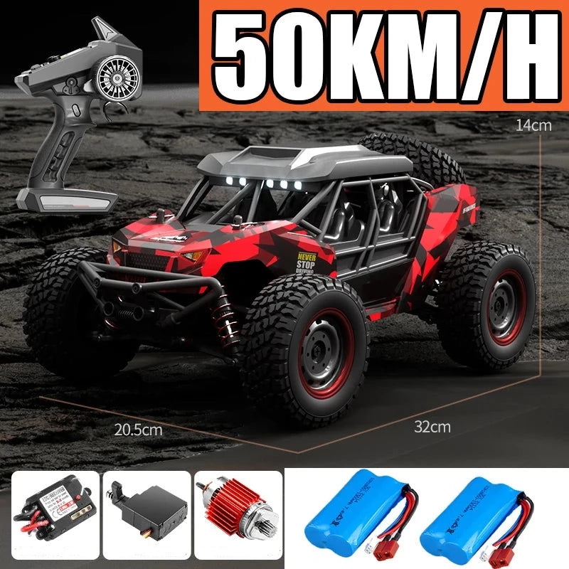 Voiture télécommandée tout terrain solide Shop Radiocommandé Rouge 2 batteries