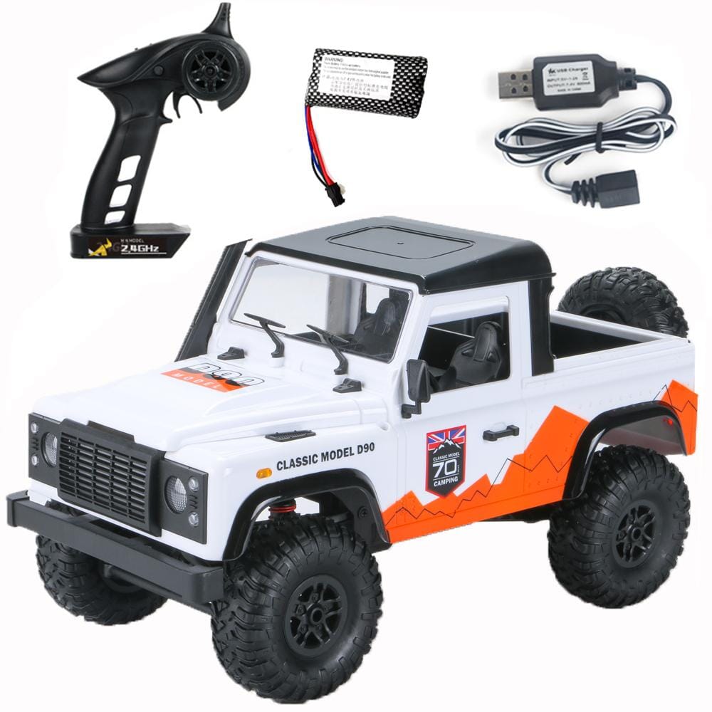 4x4 télécommandée Shop Radiocommandé Blanc 1 batterie