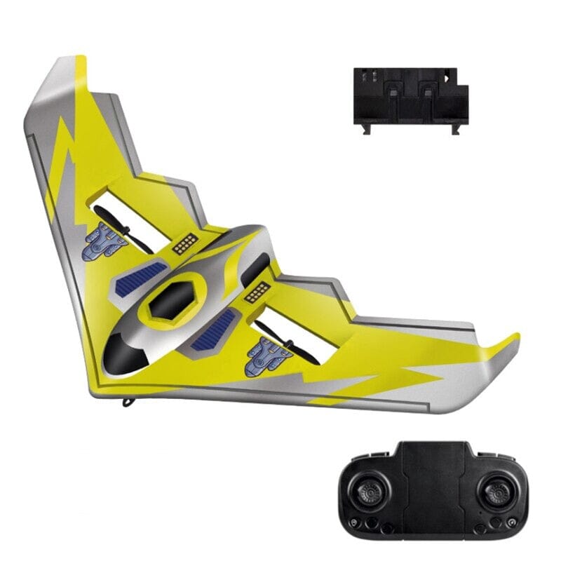 RC avion télécommande hélice bilatérale à vis d'envergure fixe de chasse jouet pour garçons DRONE Bleu RUIDA - Jeux - Jouets RC avion télécommande hélice bilatérale à vis d'envergure fixe de chasse jouet pour garçons DRONE Bleu RUIDA - Jeux - Jouets