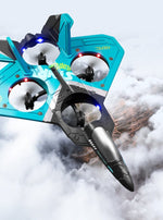 Avion rc intermédiaire Shop Radiocommandé Bleu - 2 batteries 