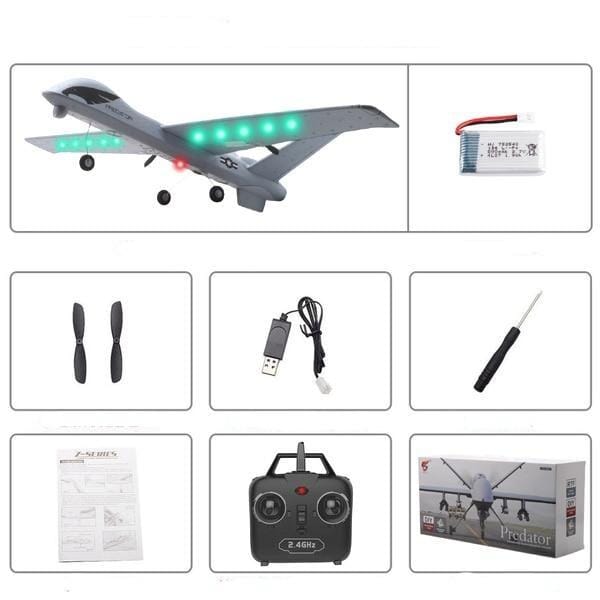 Avion rc jet Shop Radiocommandé 1 batterie option LED 