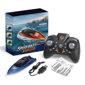 Bateau miniature télécommandé Shop Radiocommandé Bleu 