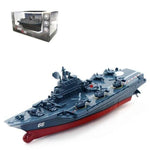 Bateau radio télécommandé Shop Radiocommandé Aircraft carrier Bleu