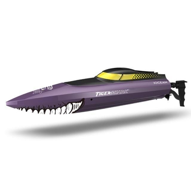 Bateaux télécommandés avec lumière LED et 2 Batteries, Bateau RC 24 km/h, 2,4 GHz, pour piscines et Lacs, Jouet Aquatique, Cadeau pour Enfants garçons Bateaux télécommandés avec lumière LED et 2 Batteries, Bateau RC 24 km/h, 2,4 GHz, pour piscines et Lacs, Jouet Aquatique, Cadeau pour Enfants garçons