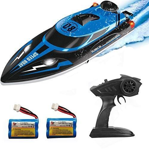 2.4GHz Bateau RC - Jouet télécommandé bateau Haute Vitesse avec des lumières - bateau 2.4GHz Bateau RC - Jouet télécommandé bateau Haute Vitesse avec des lumières - bateau