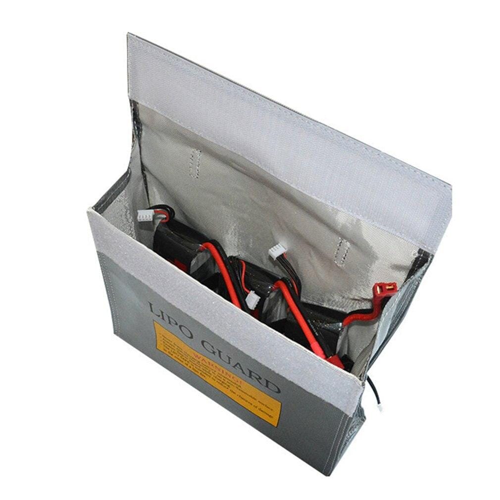 Jopwkuin Sac de Protection de Batteries, Tissu de Fibre de Verre de  Silicone résistant à la Chaleur Sac de Stockage de sécurité de Batterie au  Lithium