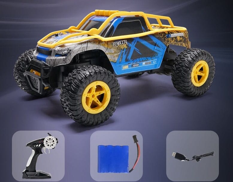 Buggy télécommandée batterie Shop Radiocommandé Jaune + Bleu Oui