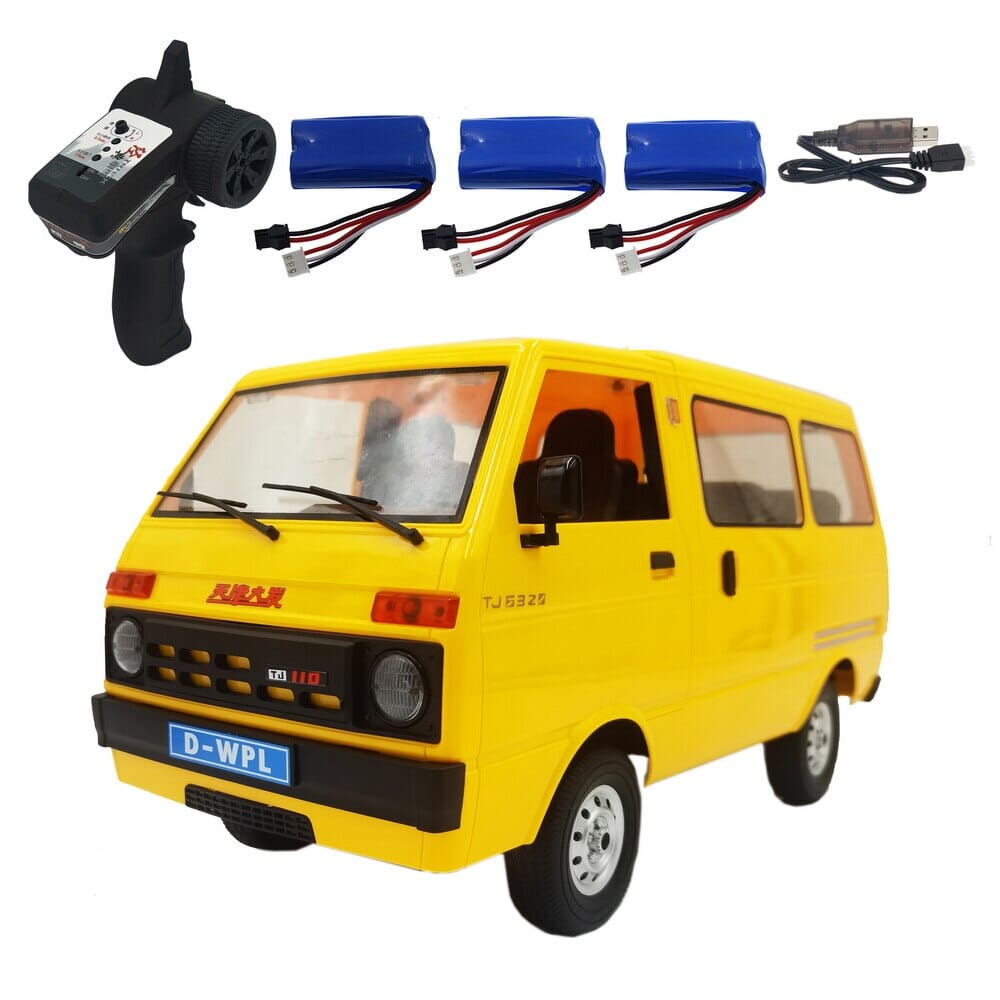 Camion rc télécommandé Shop Radiocommandé Jaune 3 batteries